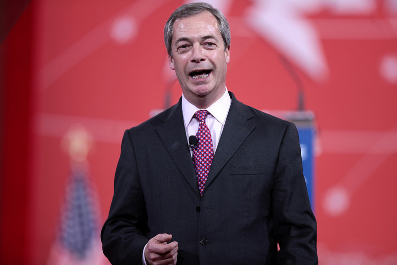 Nigel Farage, by Gage Skidmore